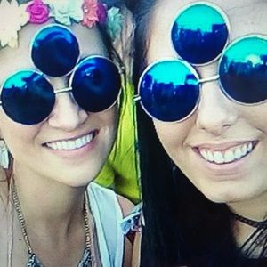 Third eye sunglasses rave festival psychedelic